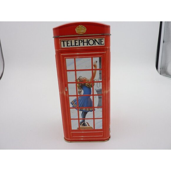 Churchill Vintage Red Telephone/Phone Box Money Box Collectable Tin - Picture 3 of 6